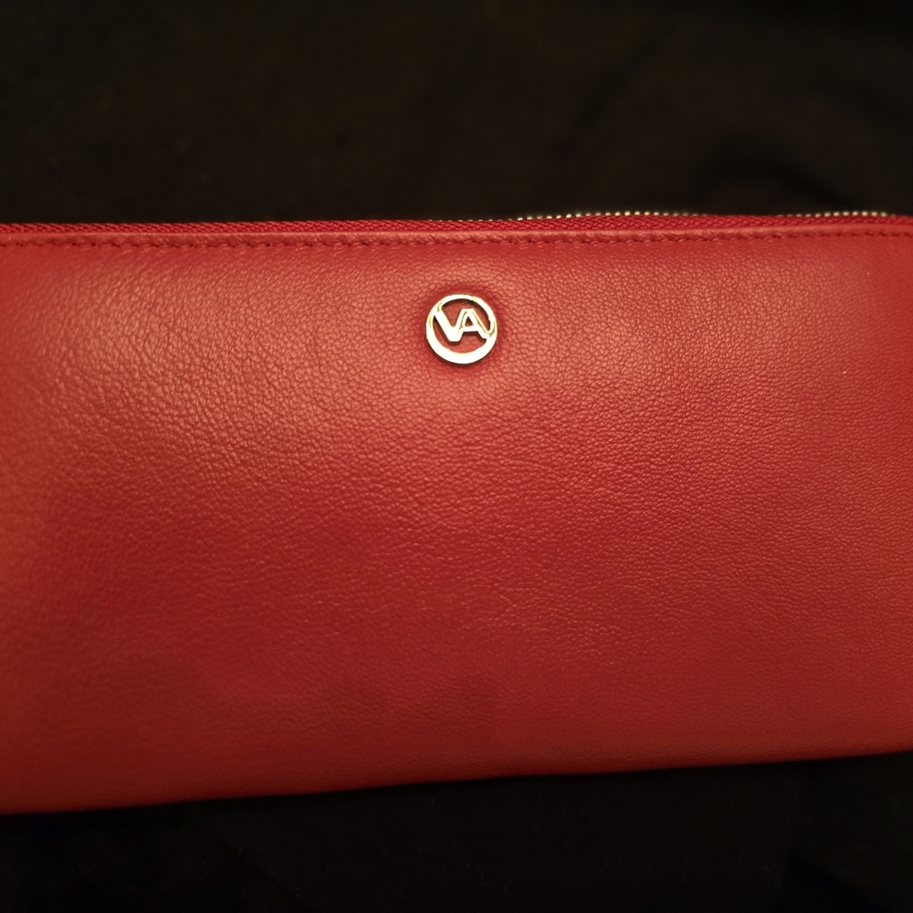 Valentina Vibrant Red Leather Wallet